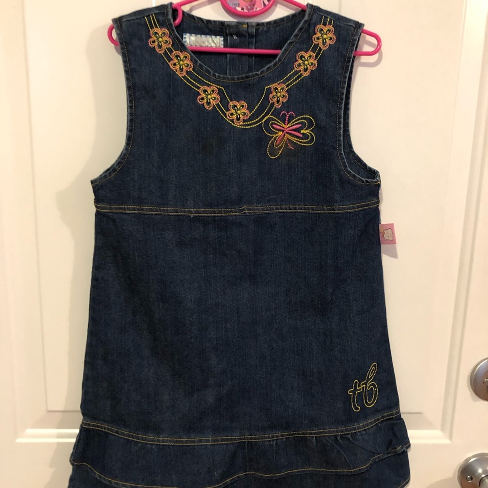 Girls denim dress
